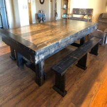 Denver-pool-table-ebony-stain-dining-table-top